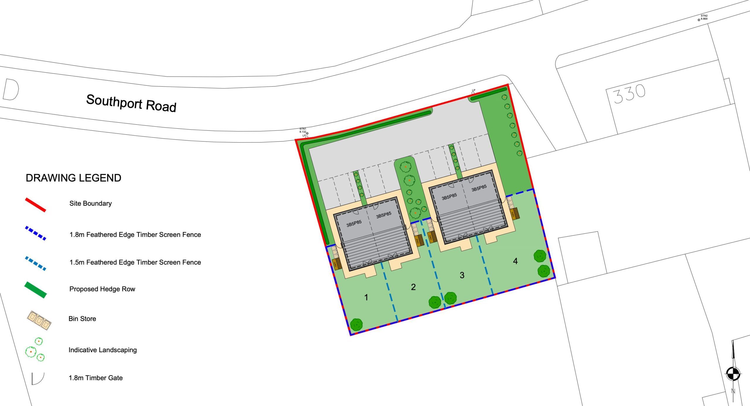 southport road site layout